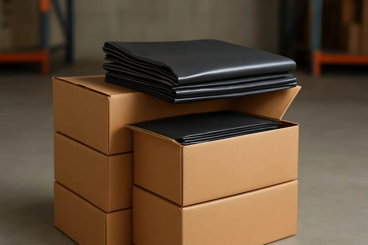 Heavy-Duty Trash Bags, 55-60 Gallon — supplied in bulk cartons